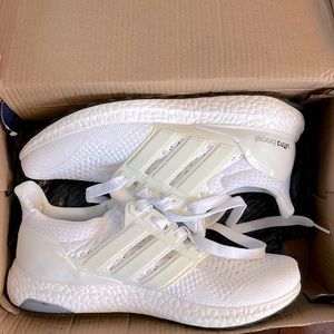 Adidas ‘Triple White’ Ultra Boost sneakers.
